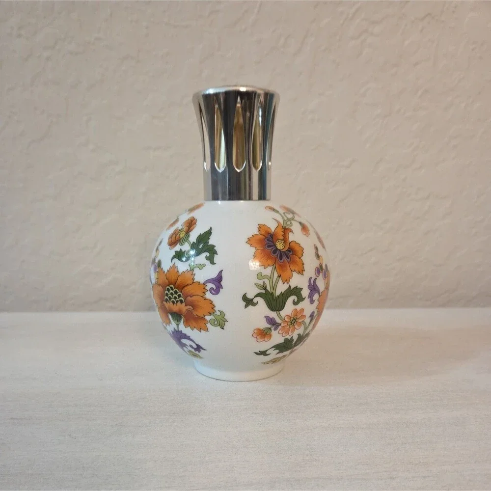 Vintage Berger Limoges France Floral Fragrance Lamp Diffuser